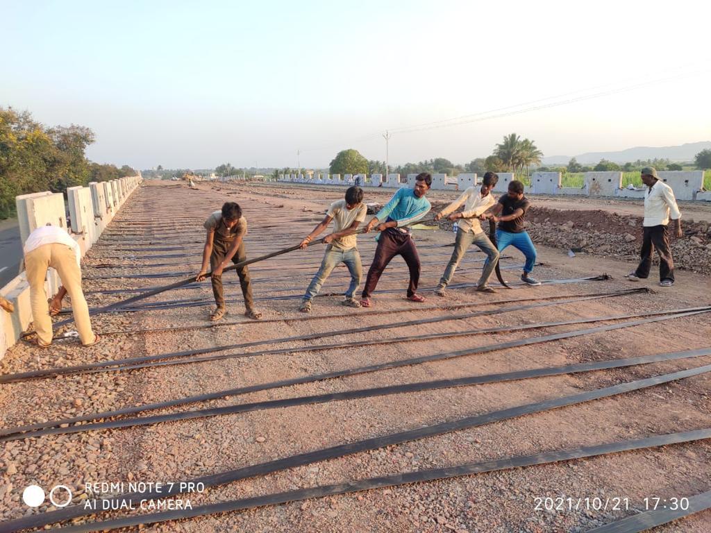 Terrain Stabilization project using geosynthetic solutions in India